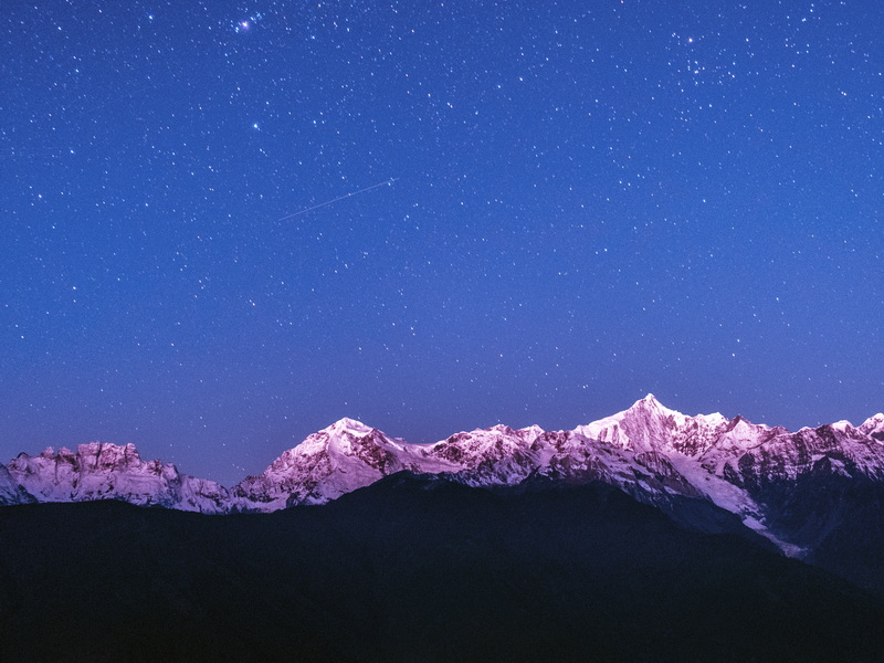 梅里雪山星空